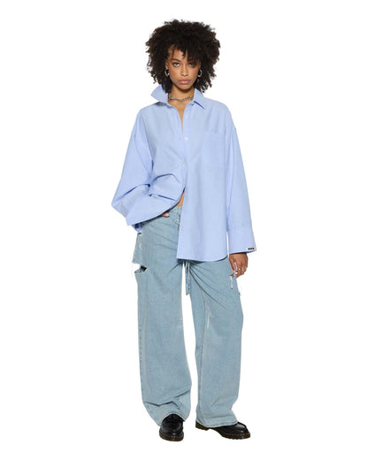 Ksubi | Astra Ls Shirt - Blue Oxford