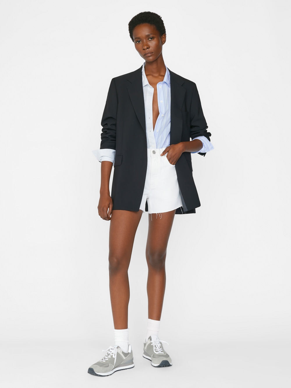 Frame Denim | Le Brigette Short Raw After - Blanc