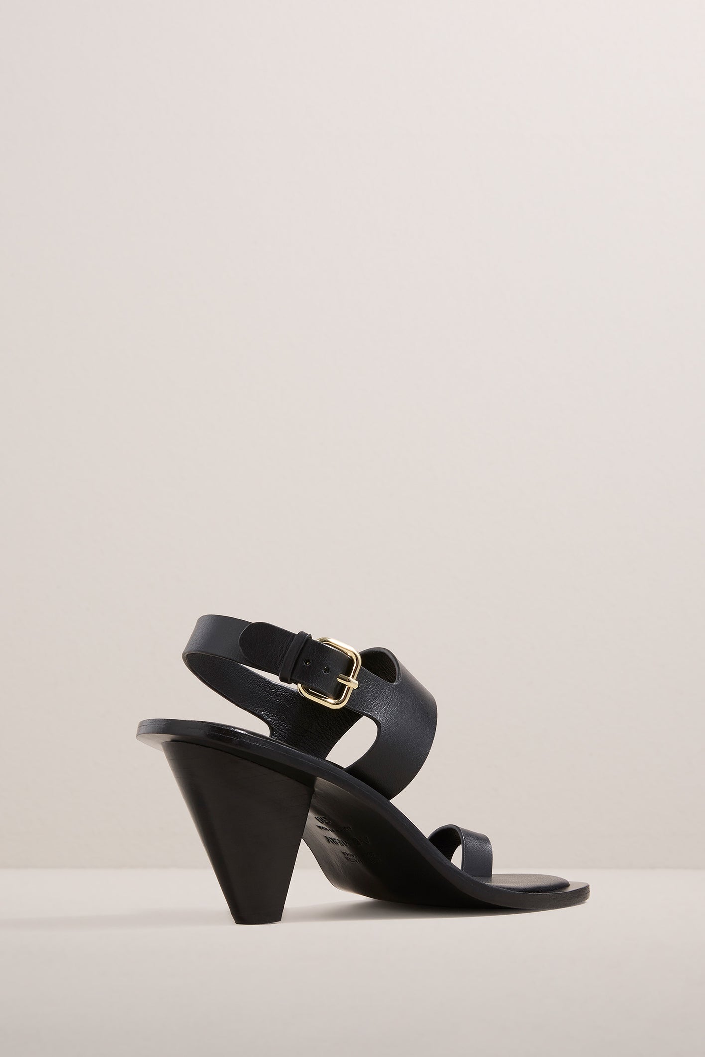A.Emery | The Leland Heeled Sandal - Black