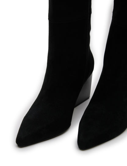 La Tribe | Leone Knee High - Black Suede