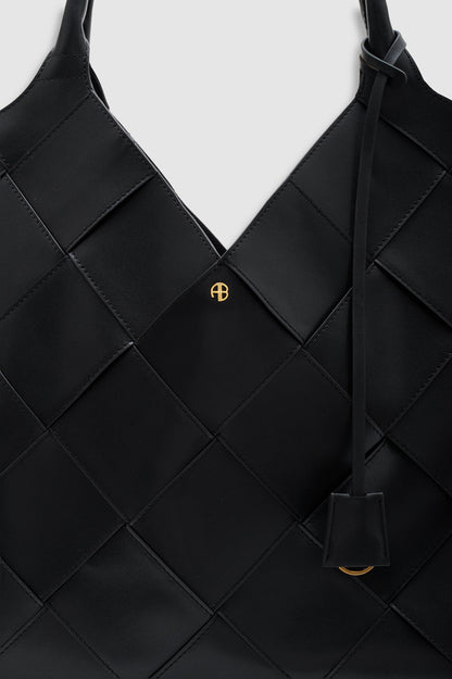 Anine Bing | Lili Tote Braided Leather - Black
