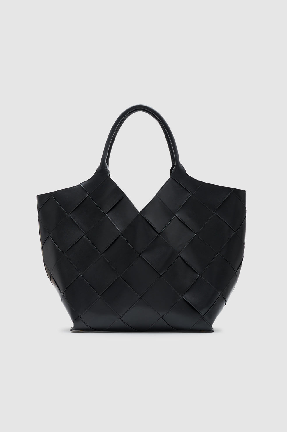 Anine Bing | Lili Tote Braided Leather - Black