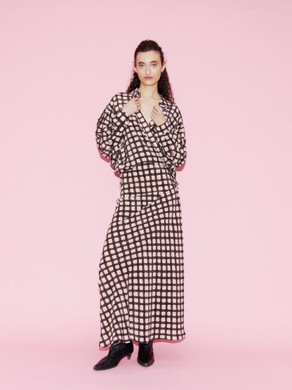 Silk Laundry | CDC Deco Skirt - Luna Gingham