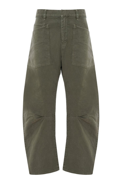 Nili Lotan | Shon Pant - Vintage Washed Thyme