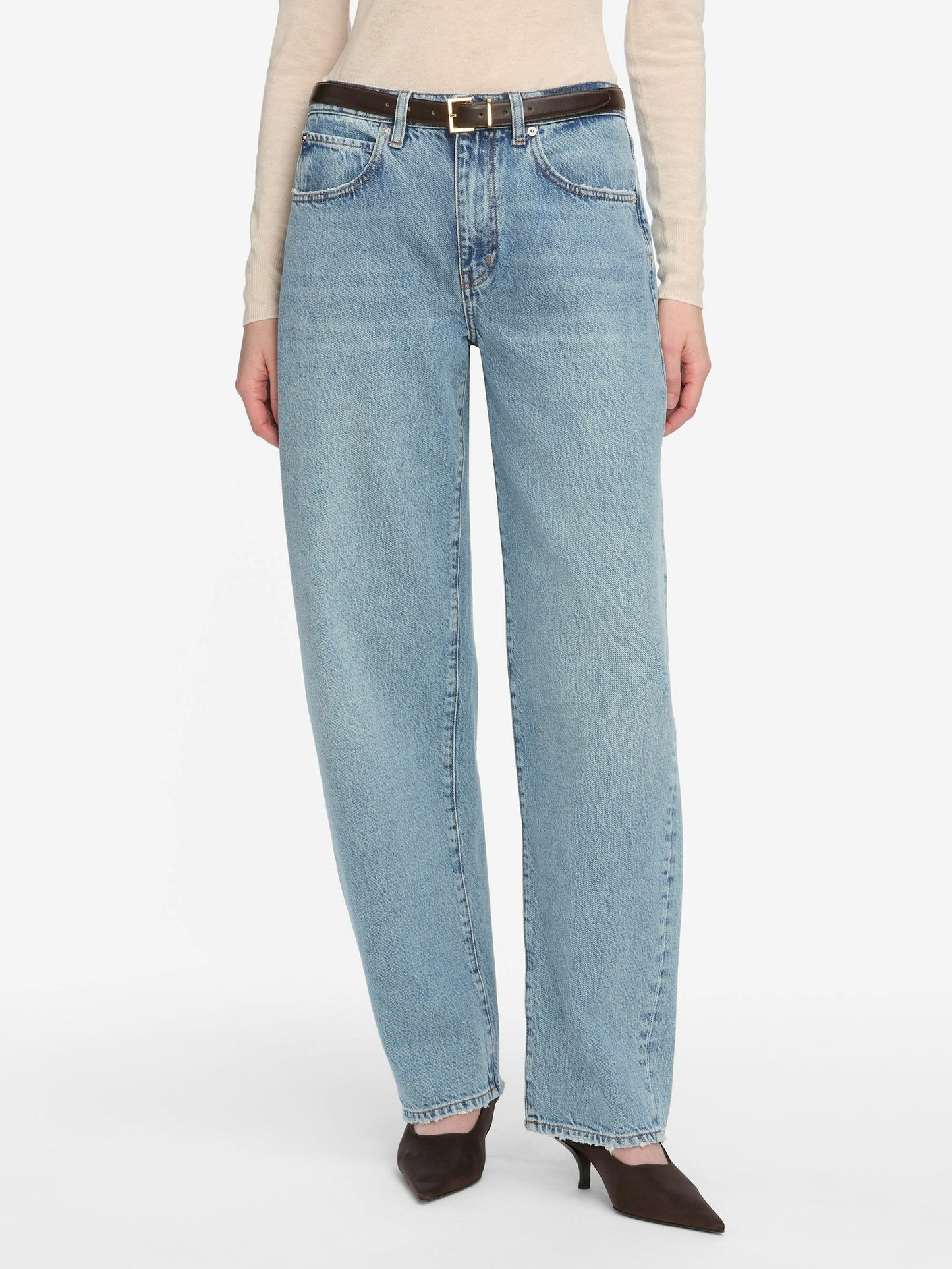 Frame Denim | Low Slung Barrel - Dollhouse