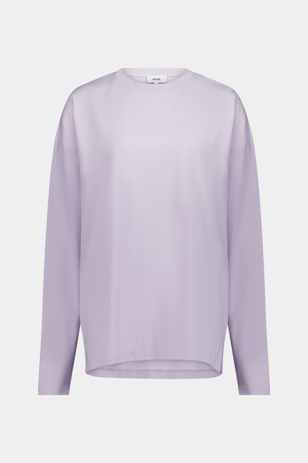 Rebe | Long Sleeve Drop T.Shirt - Powder Lilac