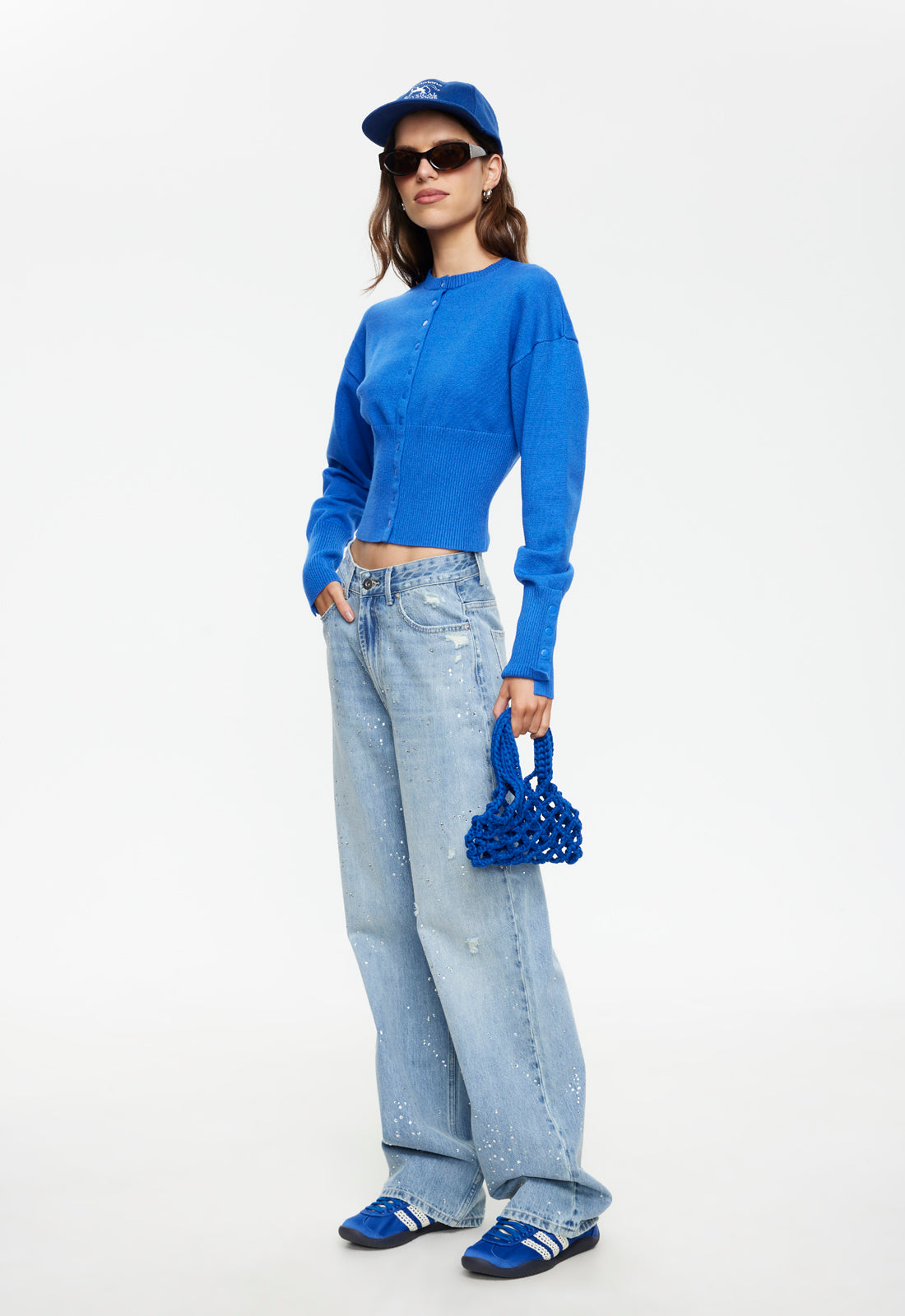 Lioness | Head In The Clouds Cardigan - Persian Jewel