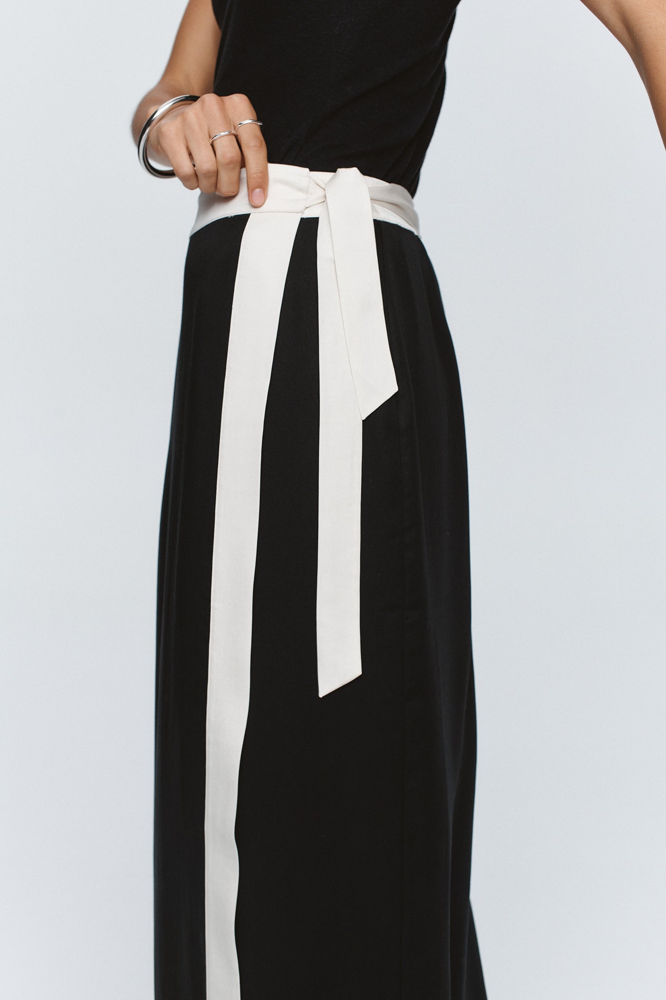 Marle | Luisa Skirt - Black/Ivory