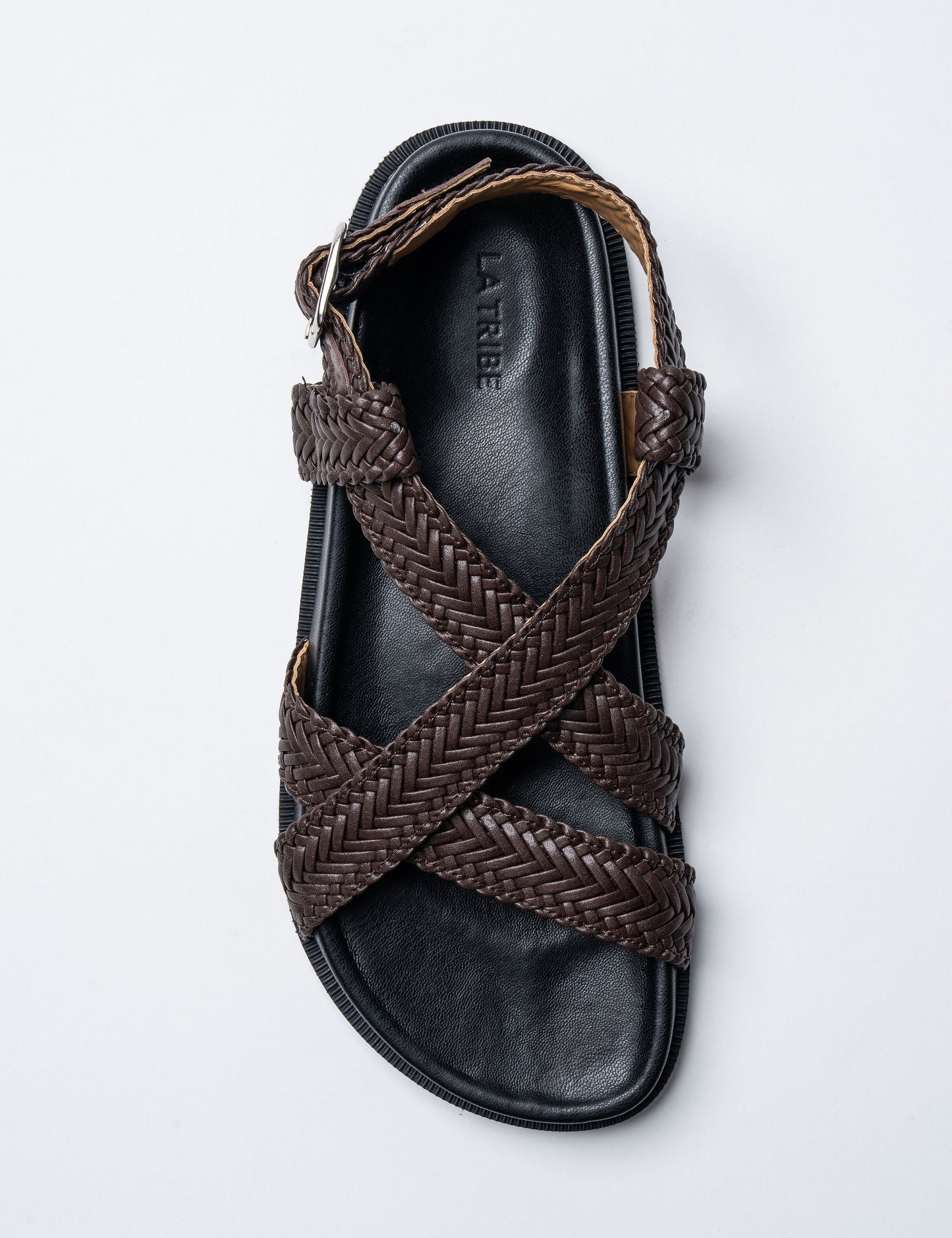 La Tribe | Amara Braided Sandal - Brown