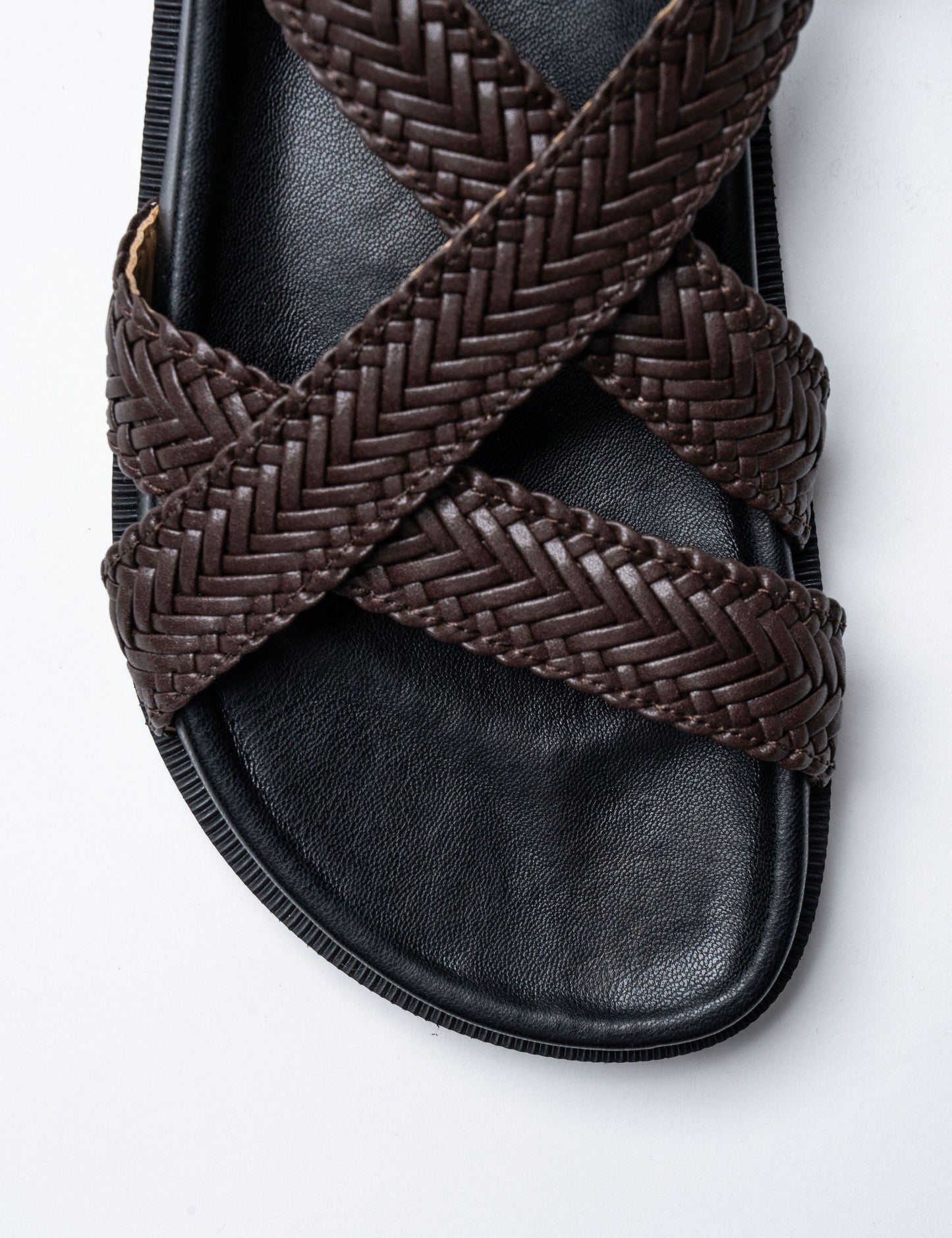 La Tribe | Amara Braided Sandal - Brown