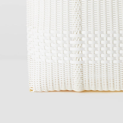 Palorosa | Large Lace Basket - White