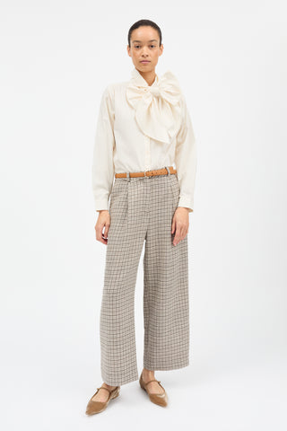 Skall Studio | Lady Bow Shirt - Ivory