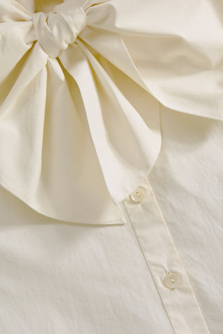 Skall Studio | Lady Bow Shirt - Ivory