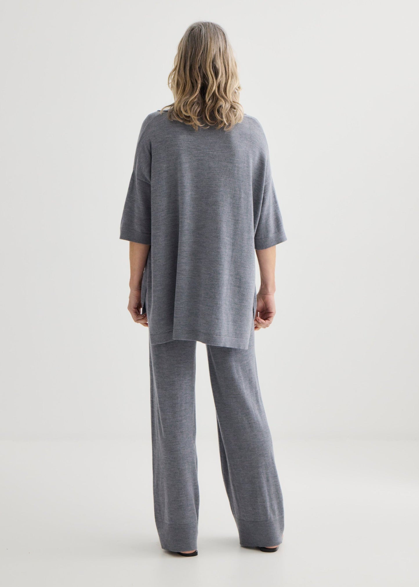 Laing | Relaxed Polo - Grey Marle