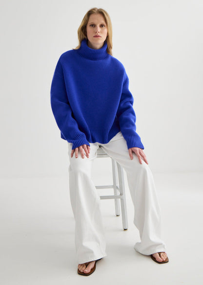 Laing | Nico Oversized Sweater - Royal
