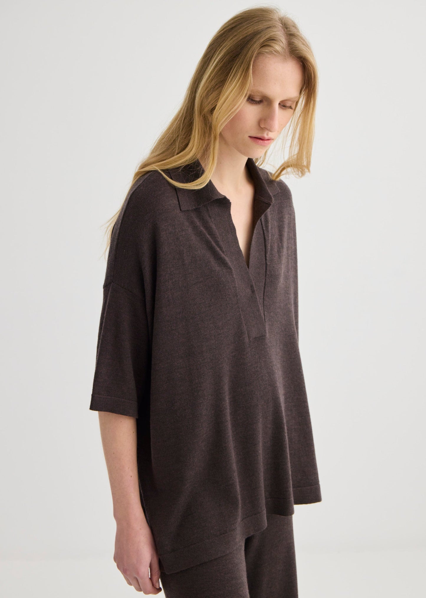 Laing | Relaxed Polo - Truffle