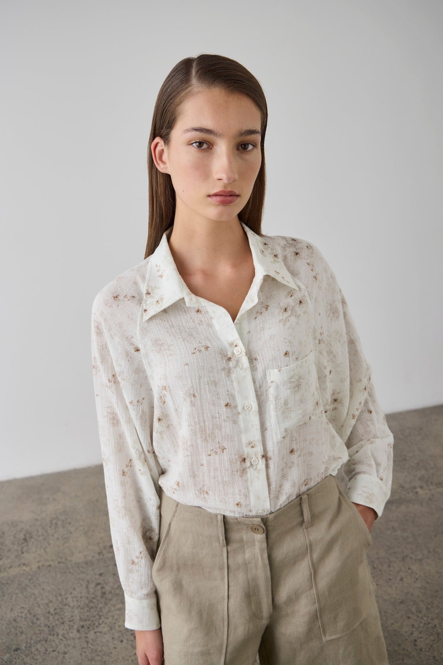 Laing | Raglan Sleeve Blouse - Floral