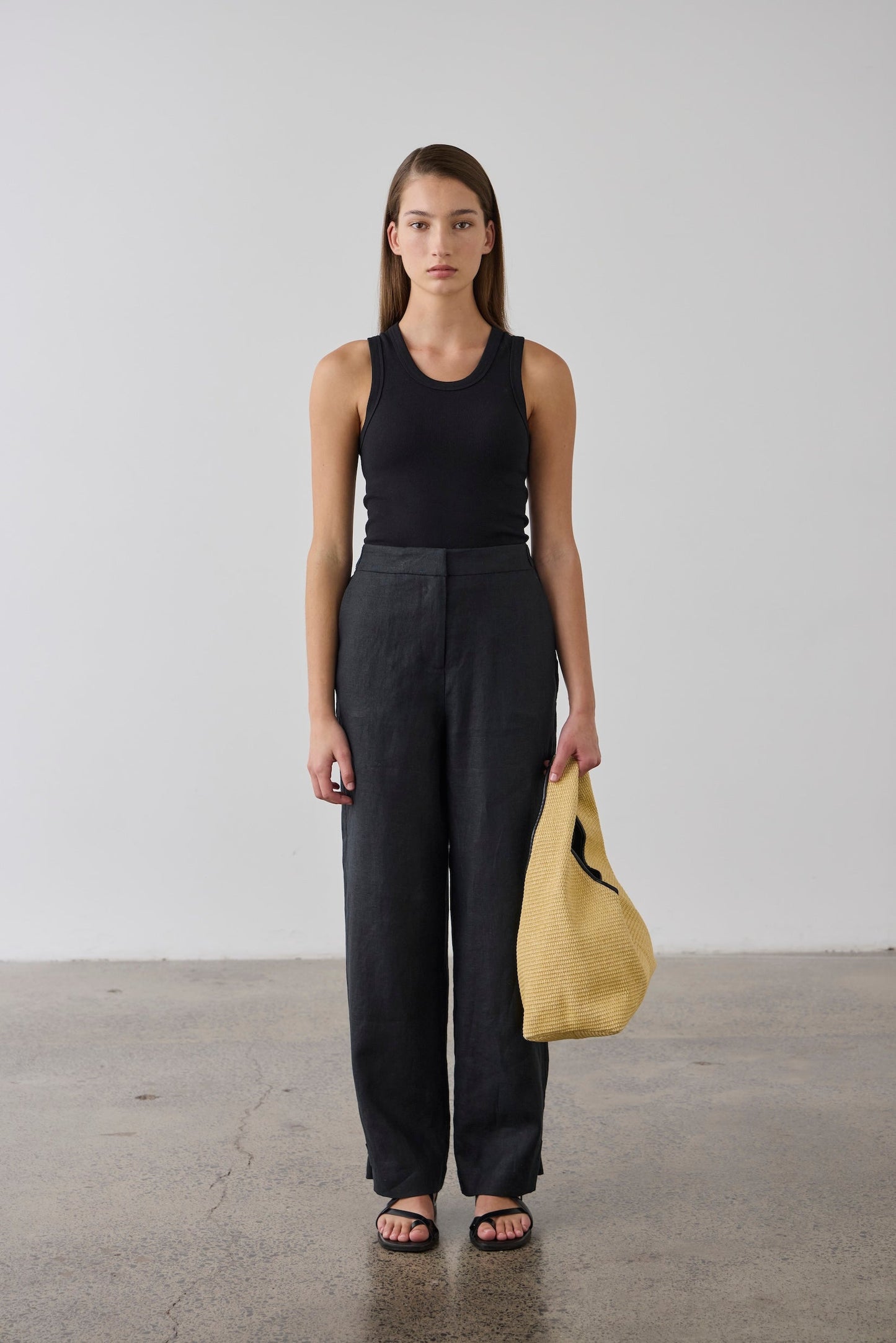 Laing | Tab Cuff Pant - Black