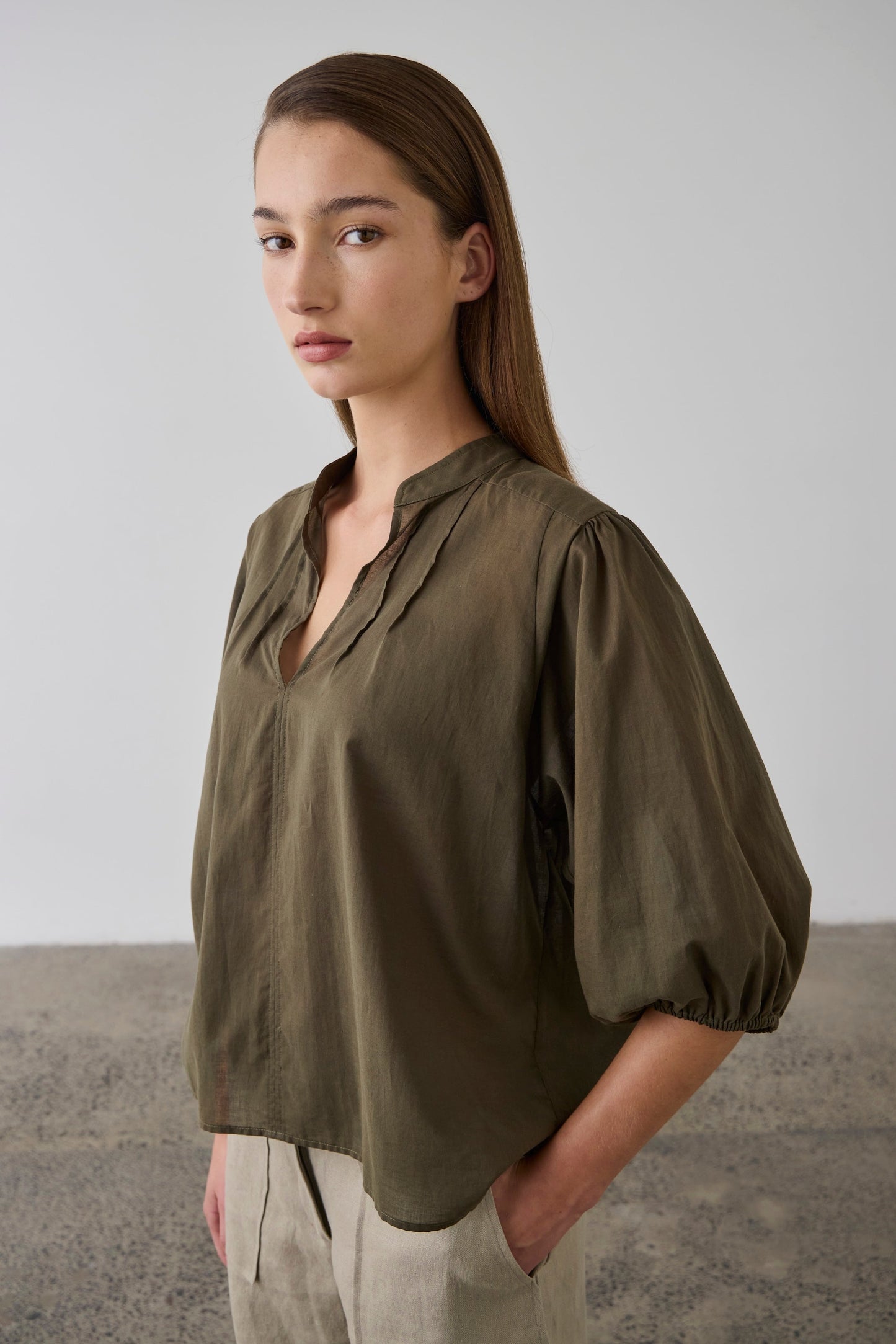 Laing | Maddie Blouse - Khaki