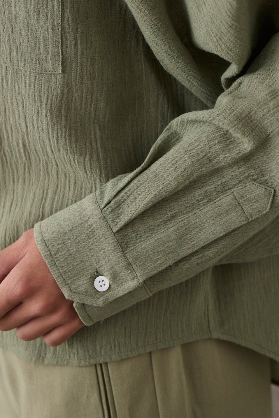 Laing | Raglan Sleeve Blouse - Olive