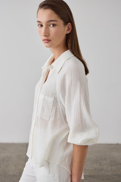 Laing | Raglan Sleeve Blouse - Ecru