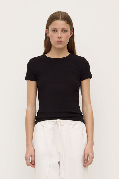 Assembly Label | Linley Rib Tee - Black