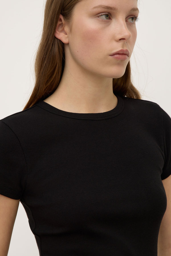 Assembly Label | Linley Rib Tee - Black