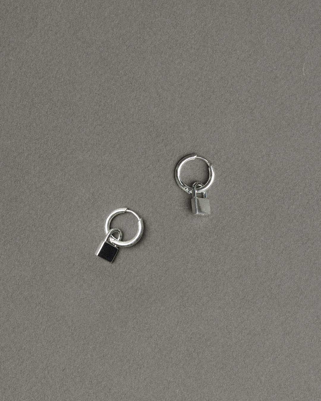 Meadowlark | Locked Charm Earrings - Silver