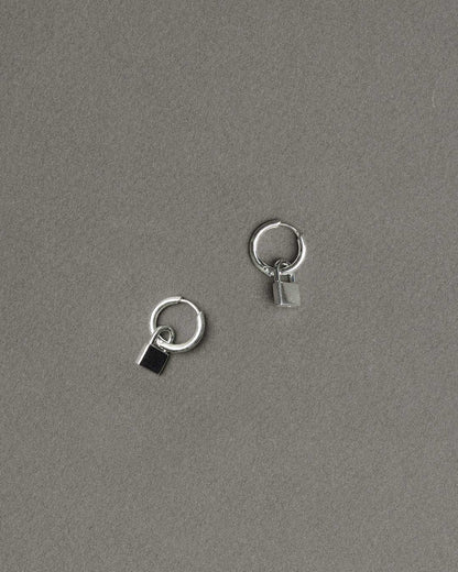 Meadowlark | Locked Charm Earrings - Silver