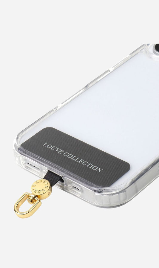 Louve | Universal Crossbody Phone Strap Connector - Black/Gold