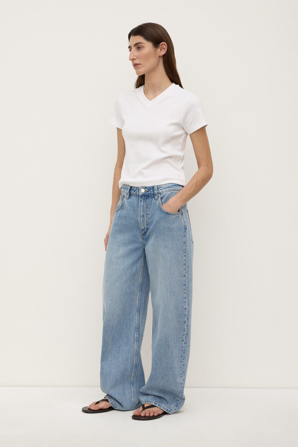Assembly Label | Low Curve Mid Rise Jean - Indigo