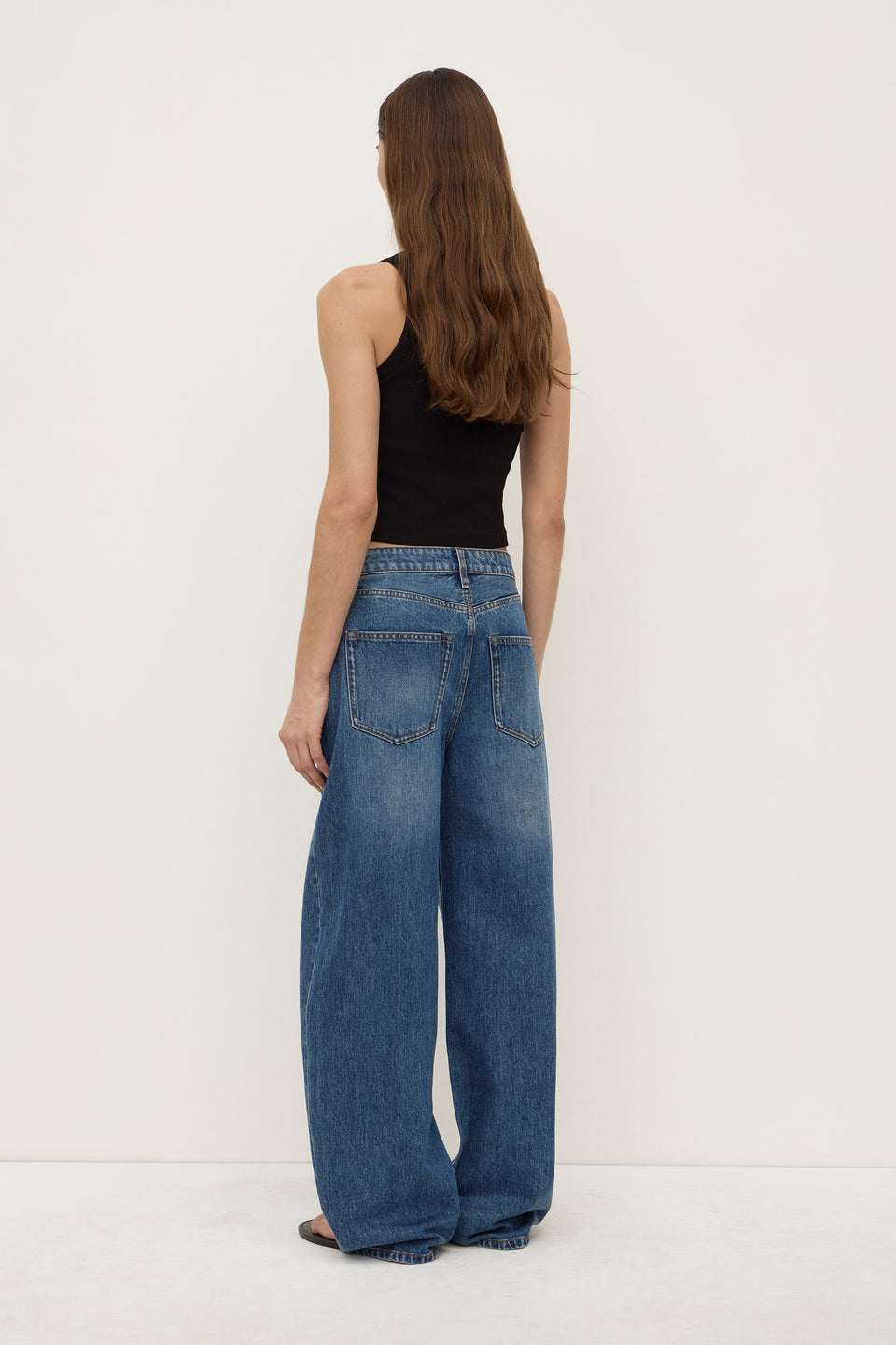 Assembly Label | Low Curve Mid Rise Jean - Mid Blue
