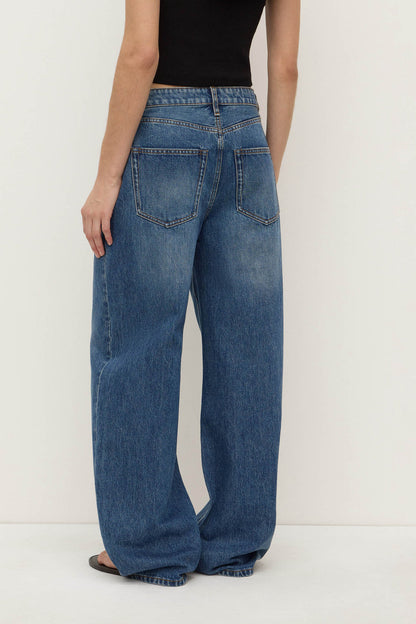 Assembly Label | Low Curve Mid Rise Jean - Mid Blue