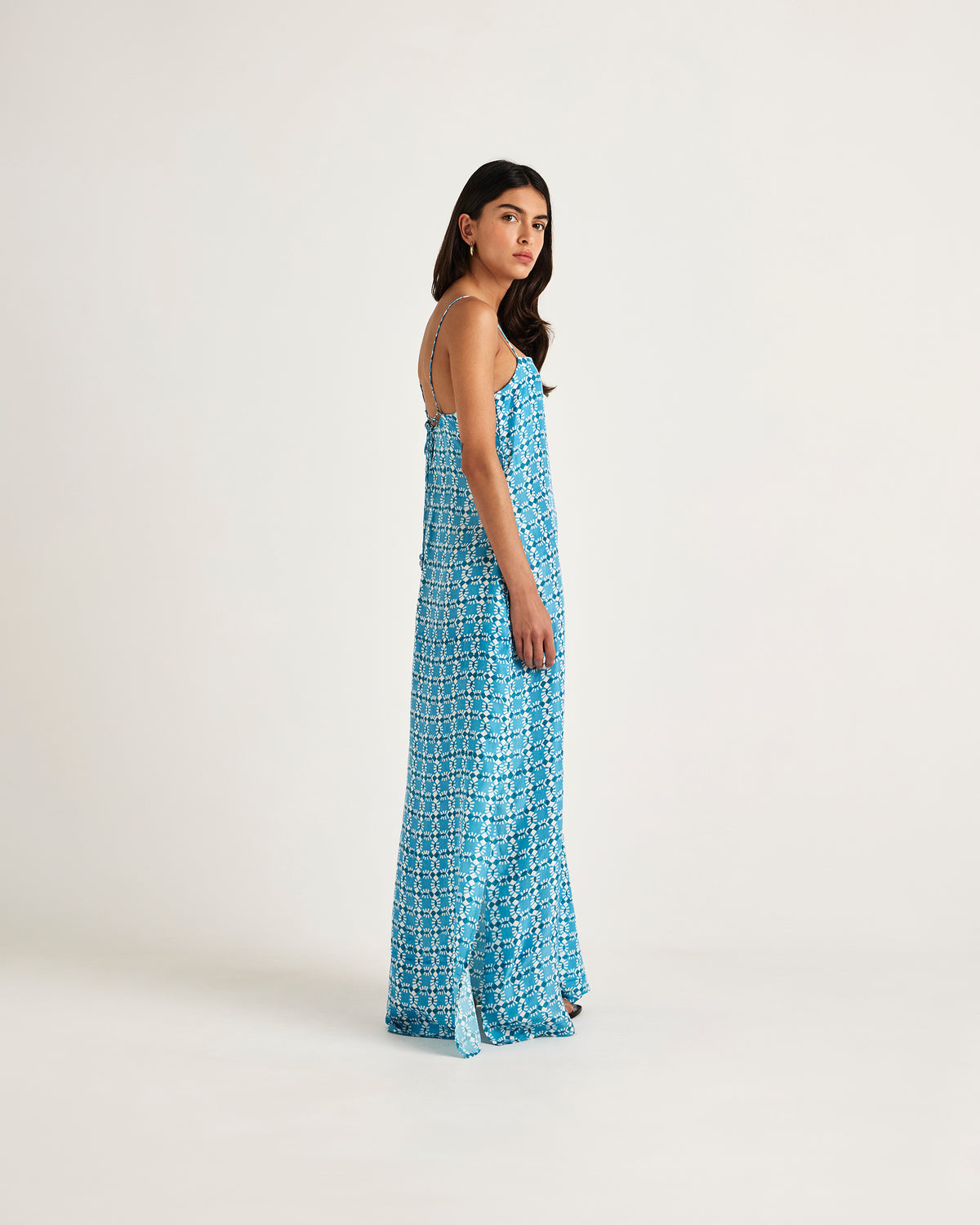 Chameli | Lune Maxi Dress - Blue Nazar
