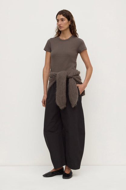 Assembly Label | Lyla Cap Sleeve Tee - Bark
