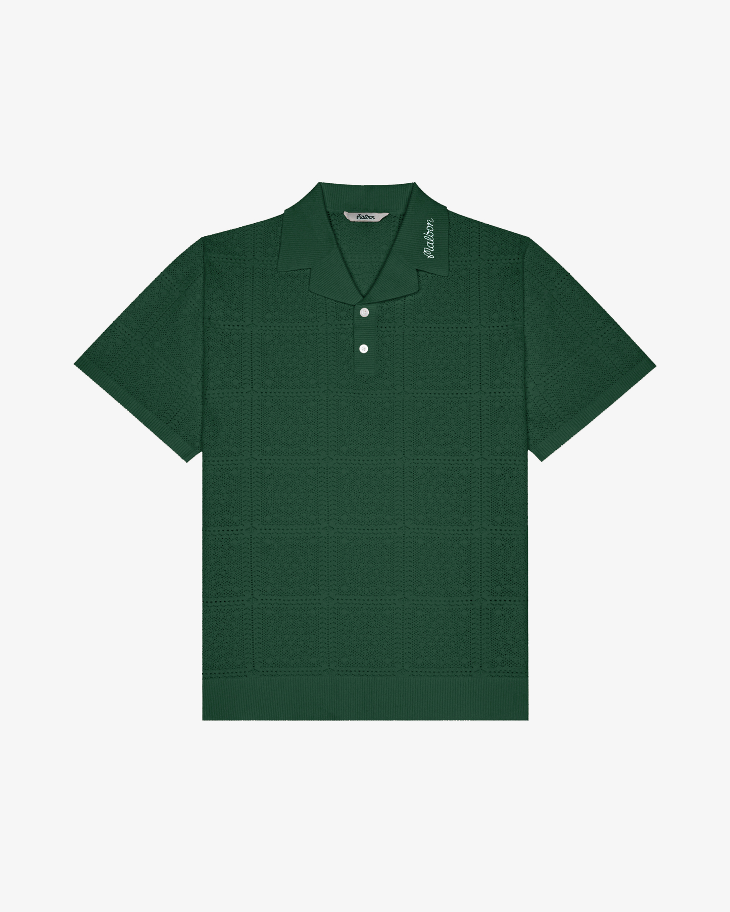 Malbon | Resort Crochet Polo - Green