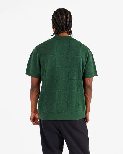 Malbon | Resort Crochet Polo - Green