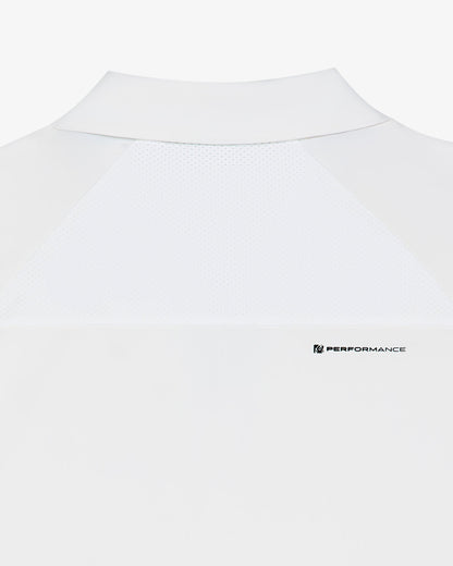 Malbon | Performance Raglan Polo - White