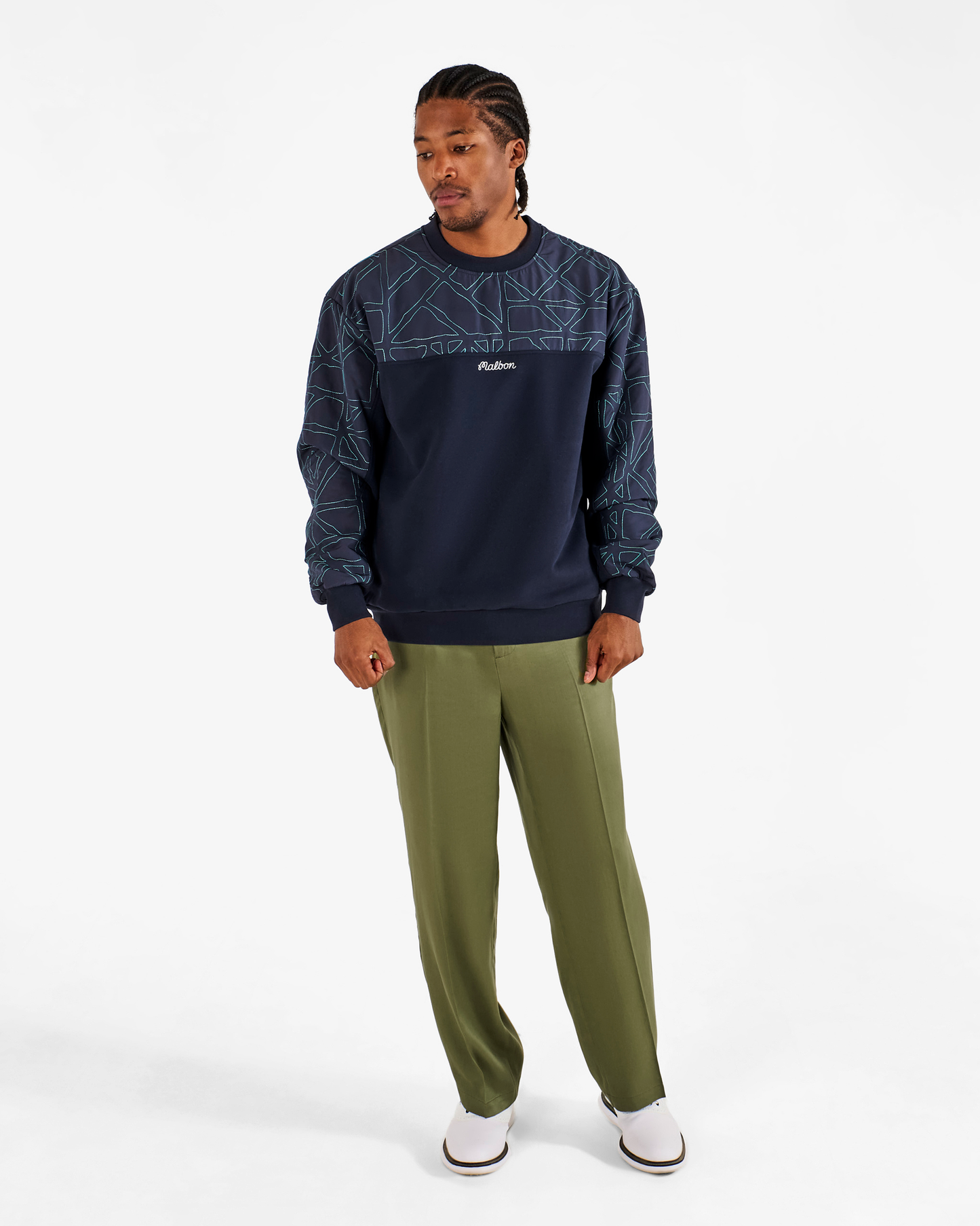 Malbon | Tierra Crewneck - Midnight