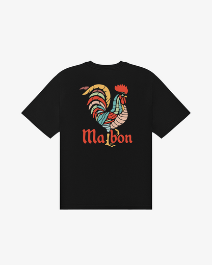 Malbon | Bermuda Rooster Tee - Black