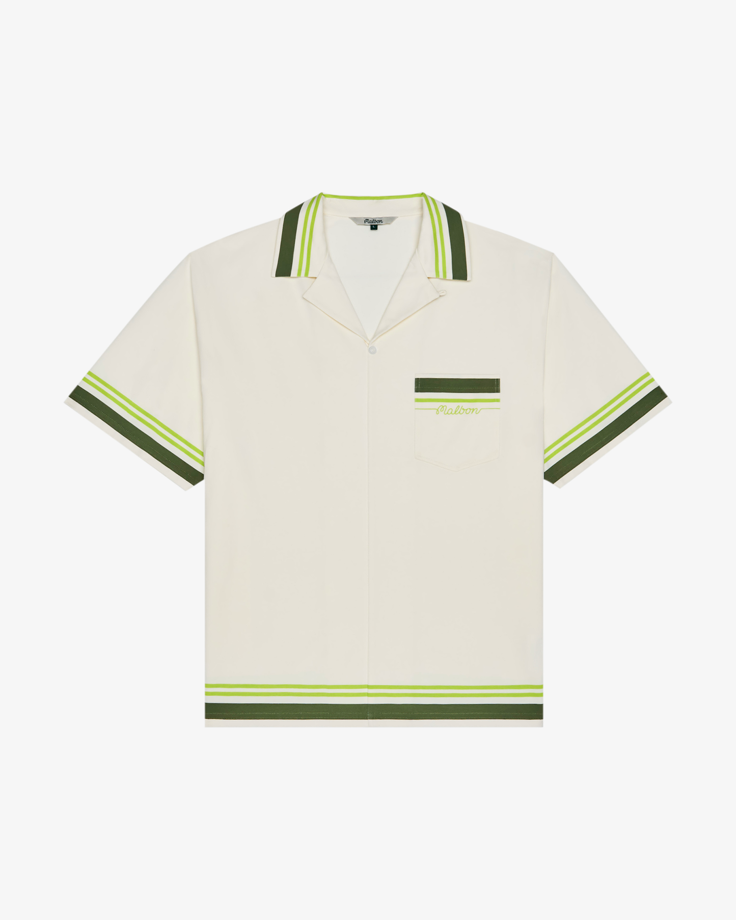 Malbon | Ventura Camp Shirt - White