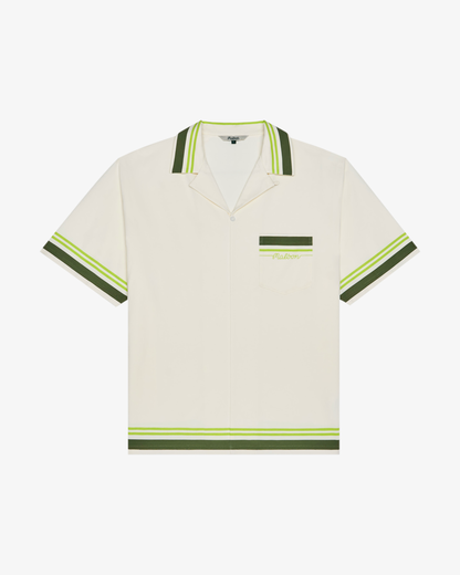 Malbon | Ventura Camp Shirt - White