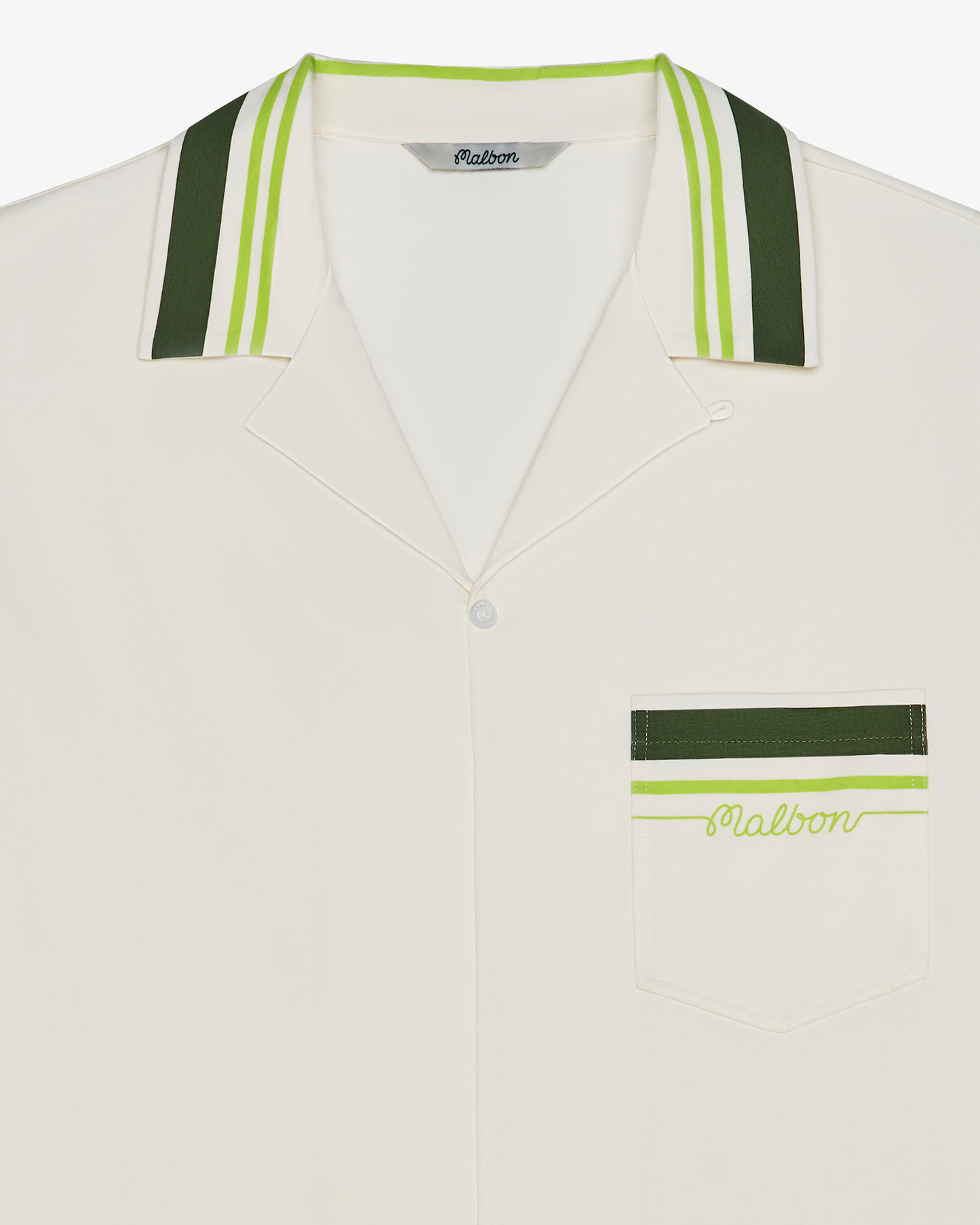 Malbon | Ventura Camp Shirt - White