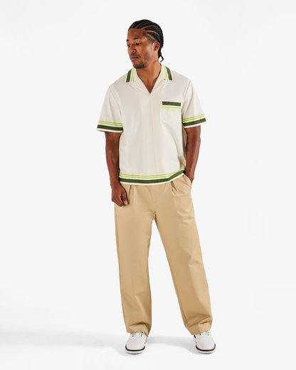 Malbon | Ventura Camp Shirt - White