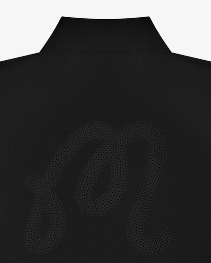 Malbon | Performance Quarter Zip Shell Pullover - Black