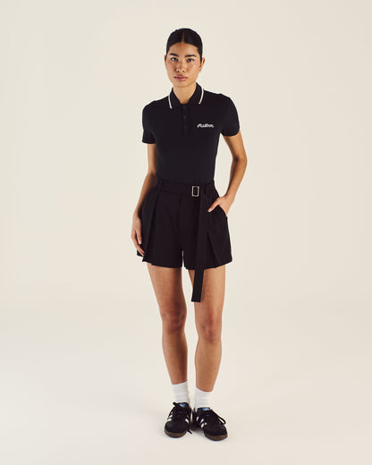 Malbon | Paloma Polo - Black / Black