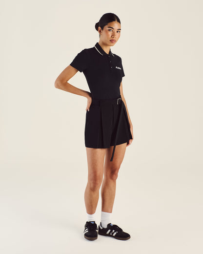 Malbon | Paloma Polo - Black / Black