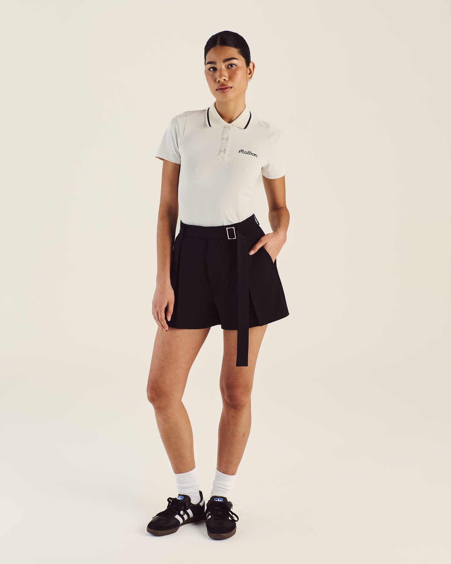 Malbon | Paloma Polo - White / White