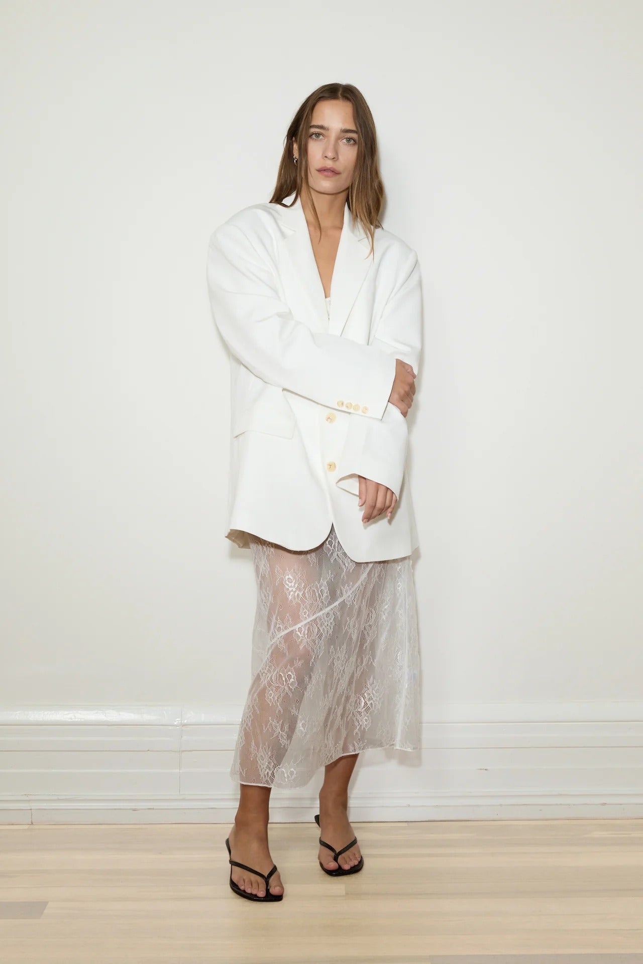 Maison Essentiele | Boyfriend Blazer - White