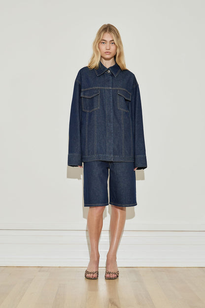 Maison Essentiele | Denim Jacket - Deep Indigo